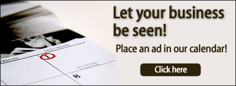 Place an Ad in our Calendar